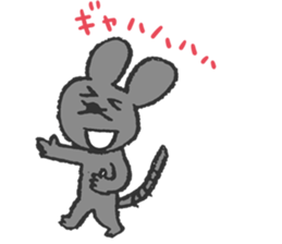 fickle mouse sticker #5393398