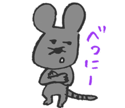 fickle mouse sticker #5393399