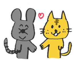 fickle mouse sticker #5393410