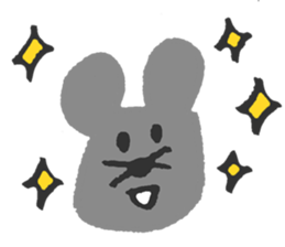 fickle mouse sticker #5393417