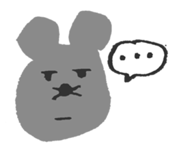 fickle mouse sticker #5393418