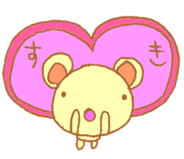 It looks like a bear. sticker #5393774