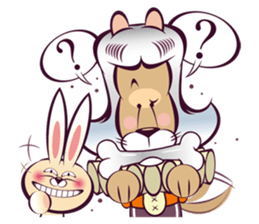 Duke Lion & Funny Rabbit sticker #5394237