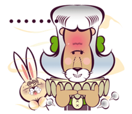 Duke Lion & Funny Rabbit sticker #5394258