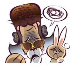 Duke Lion & Funny Rabbit sticker #5394259