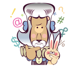 Duke Lion & Funny Rabbit sticker #5394267