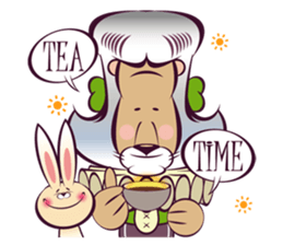 Duke Lion & Funny Rabbit sticker #5394269