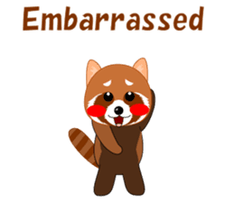 Conversation with lesser panda English sticker #5394369