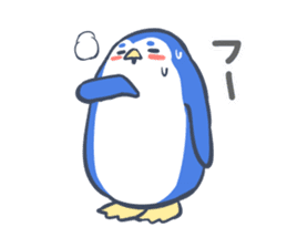cheerful penguin sticker #5394645