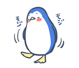 cheerful penguin sticker #5394673