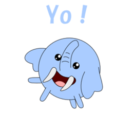 Conversation in loose elephant English sticker #5395285