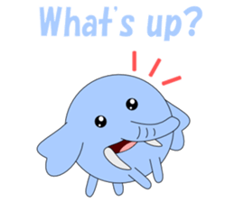 Conversation in loose elephant English sticker #5395287