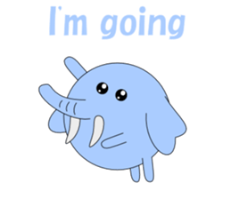 Conversation in loose elephant English sticker #5395289