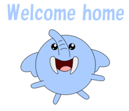 Conversation in loose elephant English sticker #5395290