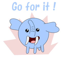 Conversation in loose elephant English sticker #5395292