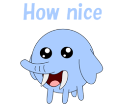 Conversation in loose elephant English sticker #5395293