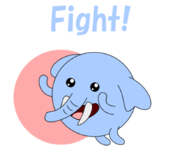 Conversation in loose elephant English sticker #5395294