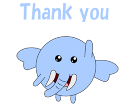 Conversation in loose elephant English sticker #5395295