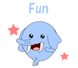 Conversation in loose elephant English sticker #5395296