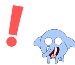 Conversation in loose elephant English sticker #5395299