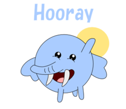 Conversation in loose elephant English sticker #5395302