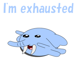 Conversation in loose elephant English sticker #5395304