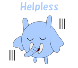 Conversation in loose elephant English sticker #5395307