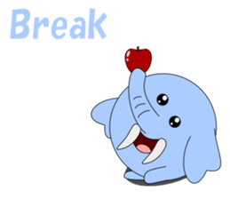 Conversation in loose elephant English sticker #5395313