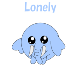 Conversation in loose elephant English sticker #5395316