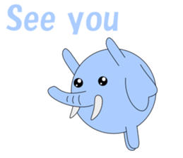 Conversation in loose elephant English sticker #5395323