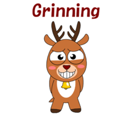 Conversation with deer English sticker #5395601