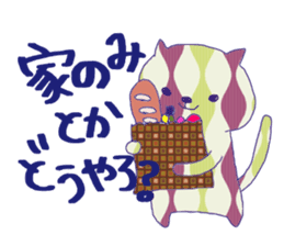 Retro Nyanko's ask Sticker sticker #5396047