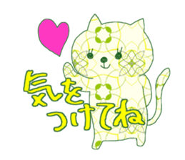 Retro Nyanko's ask Sticker sticker #5396062