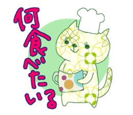 Retro Nyanko's ask Sticker sticker #5396068