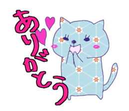 Retro Nyanko's ask Sticker sticker #5396074