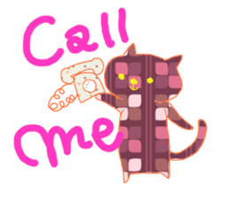 Retro Nyanko's ask Sticker sticker #5396077