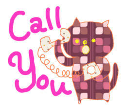Retro Nyanko's ask Sticker sticker #5396078