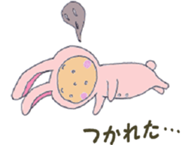 Rabbit baby sticker #5396086