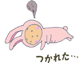 Rabbit baby sticker #5396086