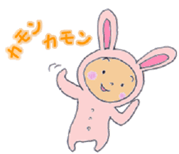 Rabbit baby sticker #5396099