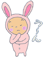 Rabbit baby sticker #5396100