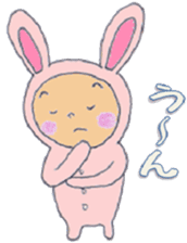 Rabbit baby sticker #5396100