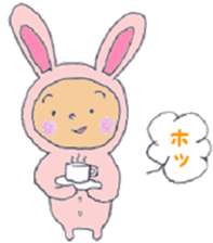 Rabbit baby sticker #5396101