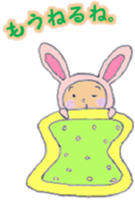 Rabbit baby sticker #5396111