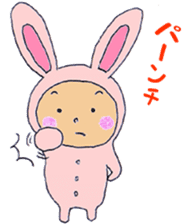 Rabbit baby sticker #5396120