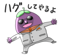 Dandy eggplant sticker #5396183