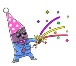 Dandy eggplant sticker #5396188