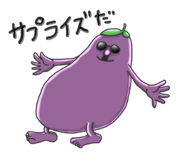 Dandy eggplant sticker #5396193