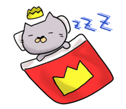 A cat prince and pleasant friends sticker #5396578