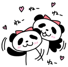 Love Pandas sticker #5396805